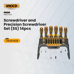 INGCO 14 Pcs screwdriver and precision screwdriver set Combination Screwdriver Set