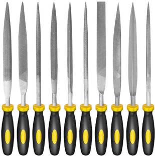 SUPVOX 10 Pieces Hardened Alloy Strength Steel Set Includes Flat, Flat Warding, Square Standard Screwdriver Set