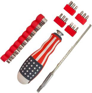 Zebra Premium Tools Z-SK01 Screwdriver Kit for Home | Set of 24Pcs DIY Tool Standard Screwdriver Set