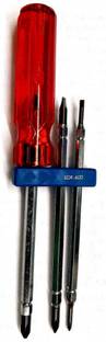 HARSHVANI 6-in-1 Multi Bit Reversible Screwdriver Set Standard Screwdriver Set Standard Screwdriver