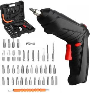 DHULKI Screwdriver with LED Light- 45 in 1 Drill Machine Reverse,Cordless Rechargeable Combination Scr...