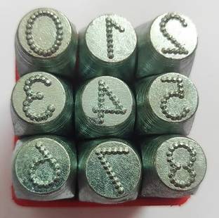 Bliudskill Dotted Figure Punch Set of 9 PCS in 3 MM Stubby Screwdriver Set
