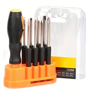 STRETTO 8 in 1 Professional, Multipurpose Repairing, Laptop Tool Set Kit For Home Useful Combination Screwdriver Set