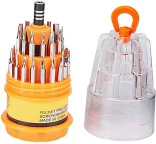VibeX ™ Multi-Bit Screwdriver/Nut Driver Tool Standard Screwdriver Set
