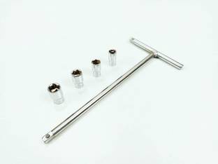 IKIS T Shaped Handle (8 inch) set with 1/4 drive 8mm, 9mm, 10mm and 11mm Ratchet Screwdriver Set