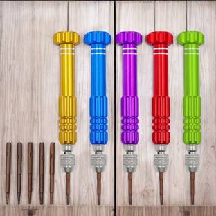 AKT 1 Screwdriver with 5 Multi-Bit Combination Screwdriver Set