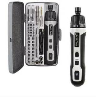 RuhZa 6-Speed Torque Cordless Electric Screwdriver Rechargeable 2000mAh Mini Drill Precision Screwdriver Set