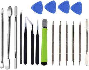 WOWSOME Magnetic Multi Function Screwdriver Set For Mobiles, PDA, Laptop Repairing Tools Kit with Esd Tweezer and Steel Pry Bar Precision Screwdriver Set