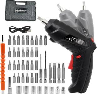 Xydrozen 47 in 1 Electric Screwdriver Cordless Drill Portable Combination Screwdriver Set