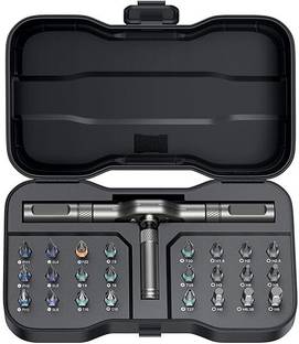 SEAVOKES T Shape Screwdriver 24 in 1 | Magnetic Precision for Mobile, Laptop etc. Repair Combination S...