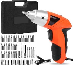 PAGALY 45pcs Wireless 48V Power Electric Handy Screwdriver with Bits Holder Impact Screwdriver Set