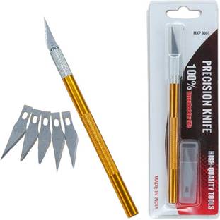 SP Electron Hand Repair Cutting Knife with 5 Extra Sharp Blade for Paper Cutting DIY Standard Screwdriver Set