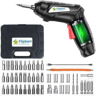 Flipkart SmartBuy 47 pcs cordless rechargeable Power Tools set Electric Screw Gun Screwdriver Combination Screwdriver Set