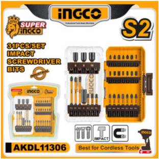 INGCO 31 Pcs impact screwdriver bits set Impact Screwdriver Set