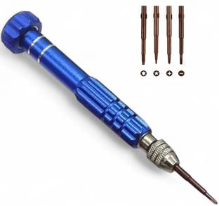 XQZMEE 5-in-1 Multifunctional Megnatic Tool for Mobile, Laptop, Eyeglass, Watch सूक्ष्मता स्क्रूड्राइव...