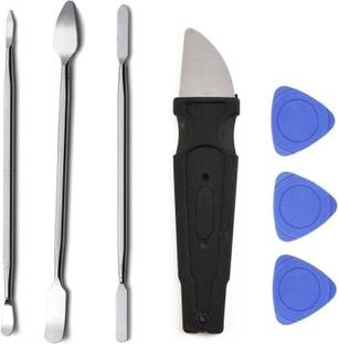 WOWSOME Metal Openers Knife Pry Tool Kit for Mobile, Laptop Repair Opening Disassembly Combination Scr...