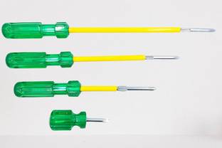 PERFECT TECH Pack-of-4-with-Magnetic-Tip053 Combination Screwdriver Set