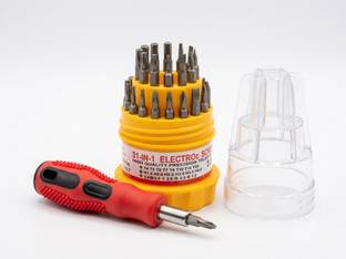 DMECOMMERCEHUB 31 in 1 Magnetic Screwdriver Tool Kit for Mobile Laptop Electronics & Home Use Combinat...