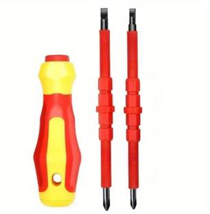 Penggong Insulated Screwdriver Set with Magnetic Bits, Electrician's Tool Standard Screwdriver Set