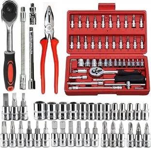 HENGLOBE 46 in 1 SCREWDRIVER AND TOOLKIT SET Combination Screwdriver Set (Pack of 1) Combination Screw...