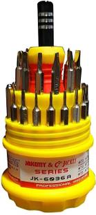 Gilhot Steel 31 in 1 with 30 Screwdriver Bits, Professional Magnetic Driver Combination Screwdriver Set