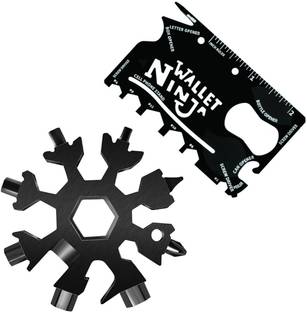 Bambble Flat Multi Utility Pocket Size Multitools Combination Screwdriver Set