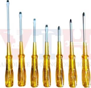 VTH Heavy Duty 7pcs Hammering Screwdriver Set HSD-7 Combination Screwdriver Set
