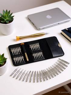 FLIPXEN 25 in 1 Precision Screwdriver Set Multi Pocket Repair Tool Kit for laptop Precision Screwdrive...