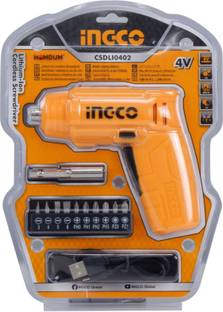 INGCO CSDLI0402 Impact Screwdriver Set