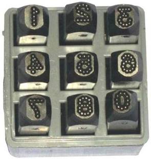 Bliudskill DOTTED NUMBER PUNCH SET 6mm - 1/4'' SET OF 9 PCS. Precision Screwdriver Set