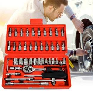 MHAX High Quality_46_in_1_Pcs_Tool_Kit & Screwdriver and Socket_Set Multi_Purpose_V Combination Screwdriver