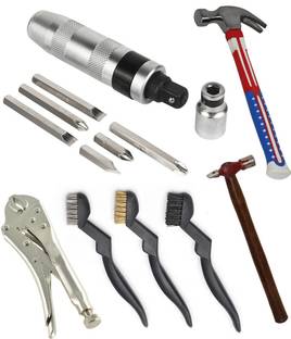 Digital Craft Combo of 5 Item with Impact Screwdriver Set Multi-Purpose/CRV Steel Portable Impact Screwdriver Set
