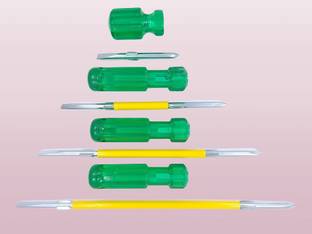 PERFECT TECH Pack-of-4-with-Magnetic-Tip156 Combination Screwdriver Set