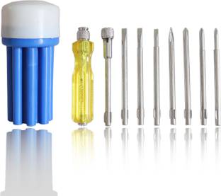 WallVilla Adjustable Multiple Rods Hand Tools Set Combination Screwdriver Set