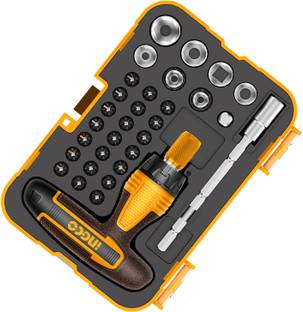 INGCO 31 PCS T-Handle Wrench Screwdriver Set|Power tools|Hand tools|Constructions Tool Ratchet Screwdriver Set