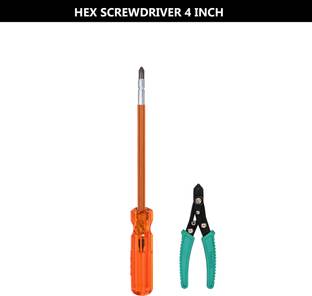 tHemiStO TH-T23 HEX Screwdriver with Wire Stripper Combination Screwdriver