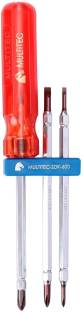 Multitec 6 in 1 Multibit Screw Driver Set Standard Screwdriver Set