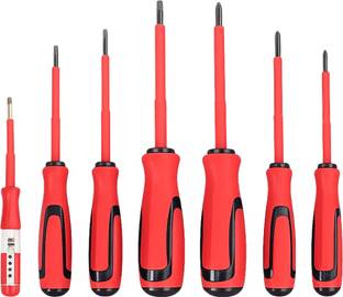 NANMOKU Premium 7 in 1 Screwdriver Set with Line Tester For Home & Electrician Use 969 Combination Scr...