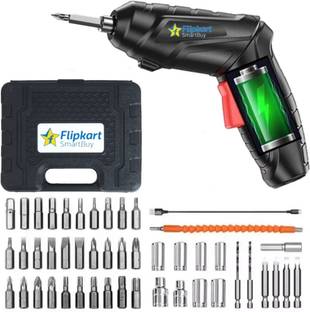 Flipkart SmartBuy 47 pcs Screw Driver Gun Precision Cordless Rechargeable Power Tools Electric Standard Screwdriver Set