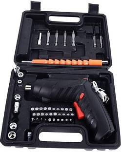 shukan enterprise l 47 Pcs Set 4V Li-Ion Battery Power Electric Screwdriver Set l i Screwdriver Cordless Mini Screw Driver l Cordless Drill