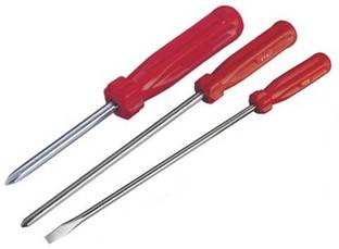 Red Champion 3in1 Combo 2in1 Heavy screwdriver and Long Flat and star Screwdriver Combination Screwdriver Set