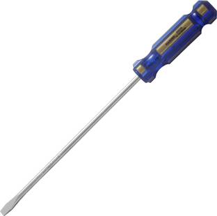 Harden Flat Type Slotted Type Magnetic Screwdriver 5X150MM, Transparent Handle - 550206 Standard Screwdriver