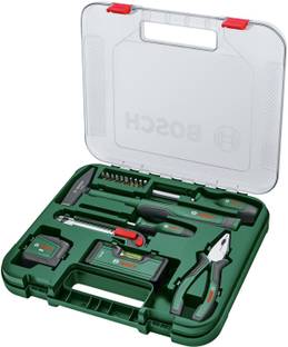 BOSCH Universal 17-Piece Hand Tool Set - All-in-One Toolkit with Plier Combination Screwdriver Set