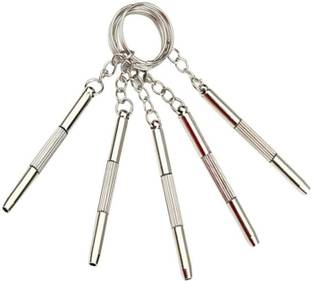 Optify Compact Pocket Mini DIY Screwdriver Repair Kit with Keychain Combination Screwdriver Set