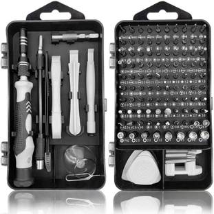 TRINETRAHUB Mini Screwdriver Set Magnetic Slot Wrench Bits Repair Tools Kit Combination.14 Standard Sc...