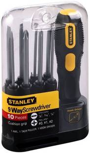STANLEY STANLEY-STHT62511-8-9-WAY SCREWDRIVER SET Combination Screwdriver Set