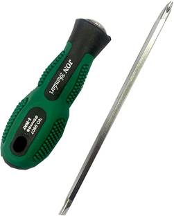 Jon Bhandari Tools Two Way Screwdriver 6 x 150mm Slotted Flat - (minus) and Phillips + (star) Standard Screwdriver