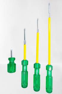 PERFECT TECH Pack-of-4-with-Magnetic-Tip050 Combination Screwdriver Set