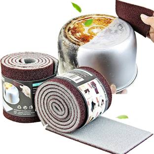 KS enterprise Magic Cleaning Sponge Roll 100 cm Carborundum Sponge Brush Household Stainless Steel Scrub