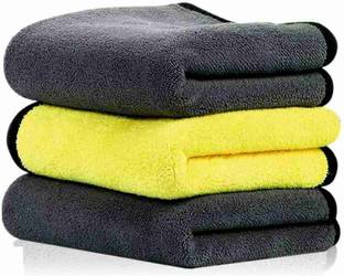 AM Creations Pack of 5 Lint Free Dual Sided Vehicle, Glass & floor Cleaning Cloth B.995 Wet and Dry Microfiber Cleaning Cloth